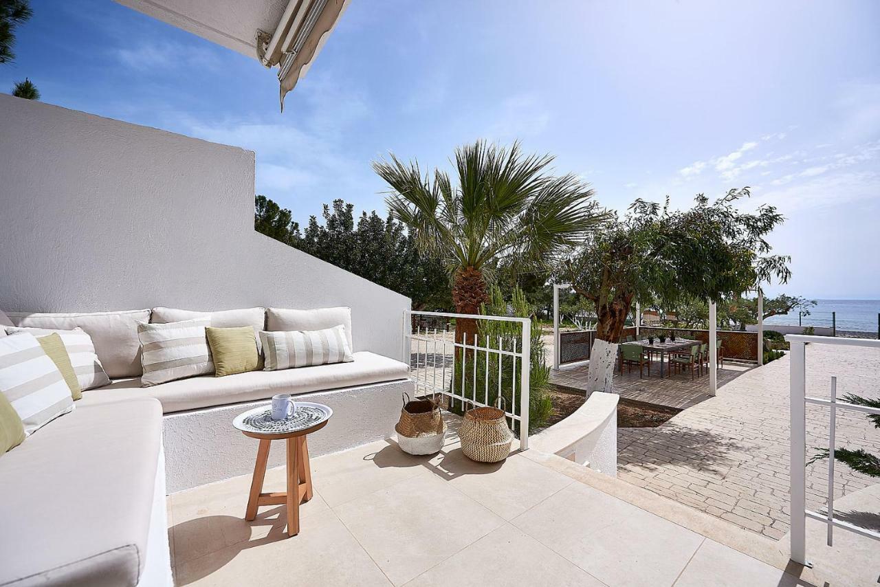Beachfront Villa On Crete - Kirvas, Member Of Pelagaios Villas 코츠나리 외부 사진