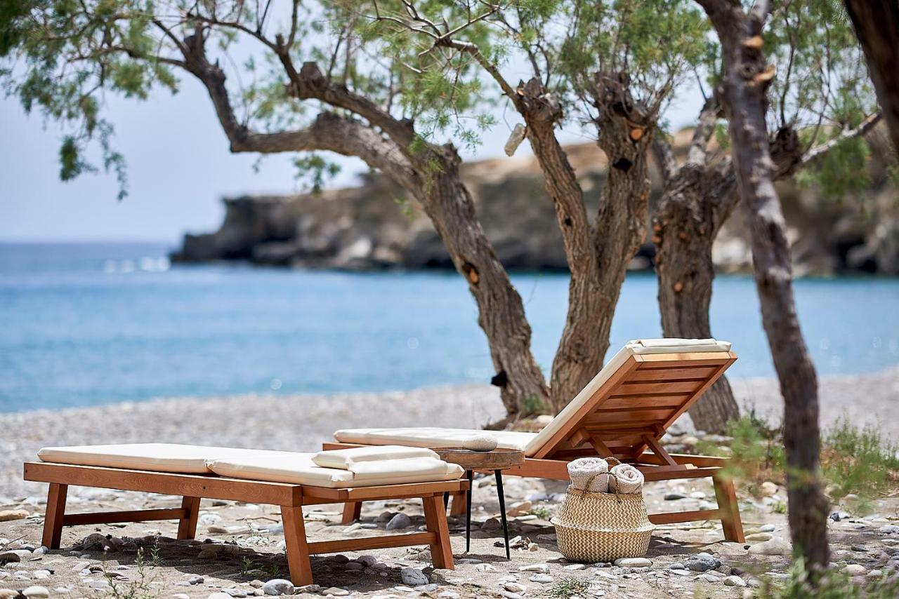 Beachfront Villa On Crete - Kirvas, Member Of Pelagaios Villas 코츠나리 외부 사진