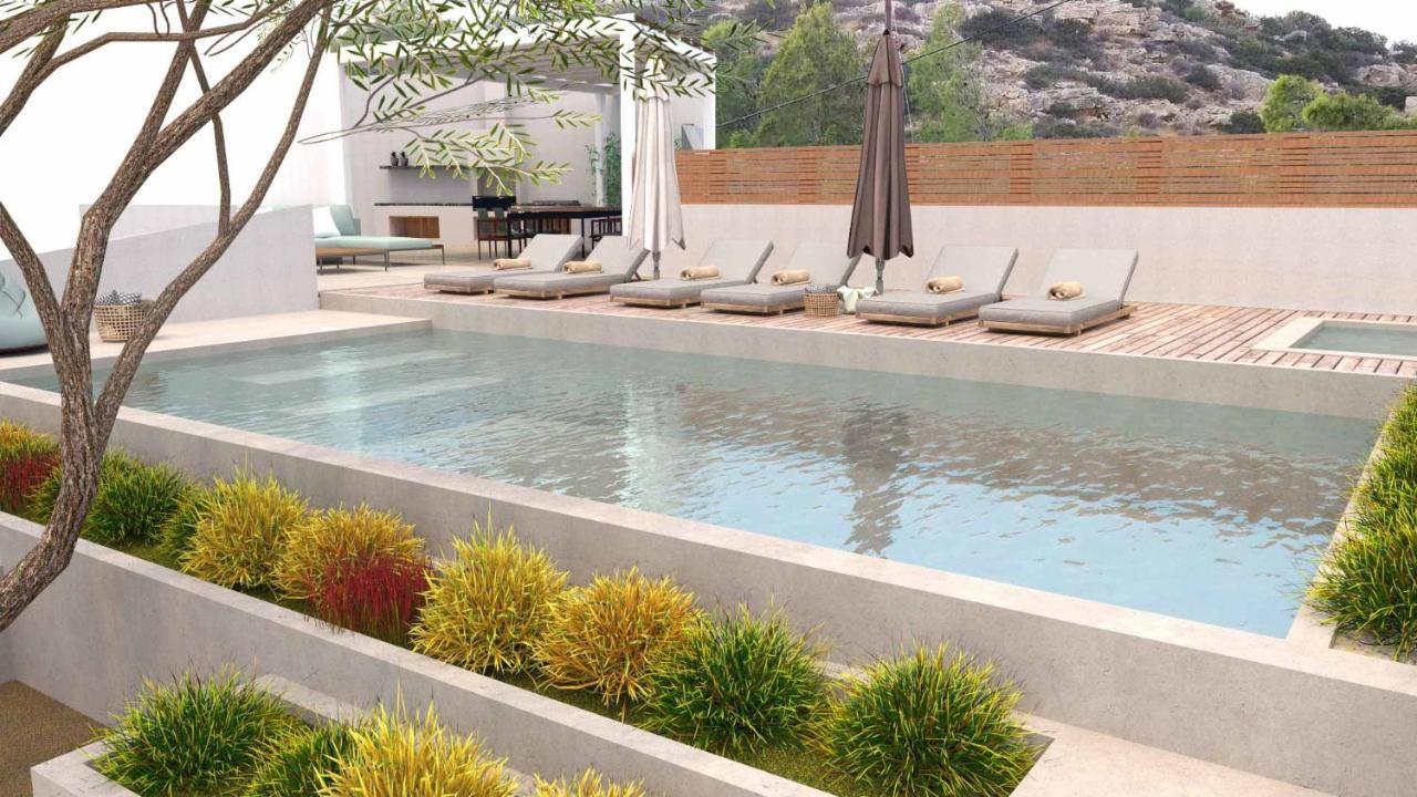 Beachfront Villa On Crete - Kirvas, Member Of Pelagaios Villas 코츠나리 외부 사진